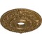 Ekena Millwork Rose Ceiling Medallion (Fits Canopies up to 7 1/4"), 18"OD x 3 1/2"ID x 1 1/2"P, Pale Gold CM18ROPAS - alternate 3